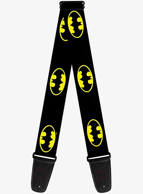 DC Comics Batman Shield Yellow Guitar Strap