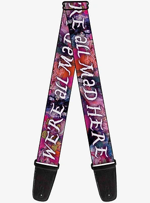 Disney Alice in Wonderland We're All Mad Here Guitar Strap