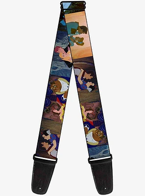 Disney Princesses Scenes Guitar Strap