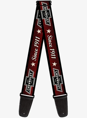 Chevrolet Bowtie 1911 Stars Stripe Guitar Strap