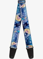 Disney Frozen Elsa the Snow Queen Poses Snowflakes Guitar Strap