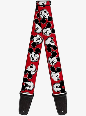 Disney Mickey Mouse Expressions Guitar Strap