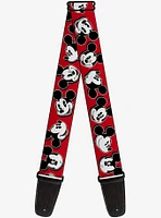 Disney Mickey Mouse Expressions Guitar Strap