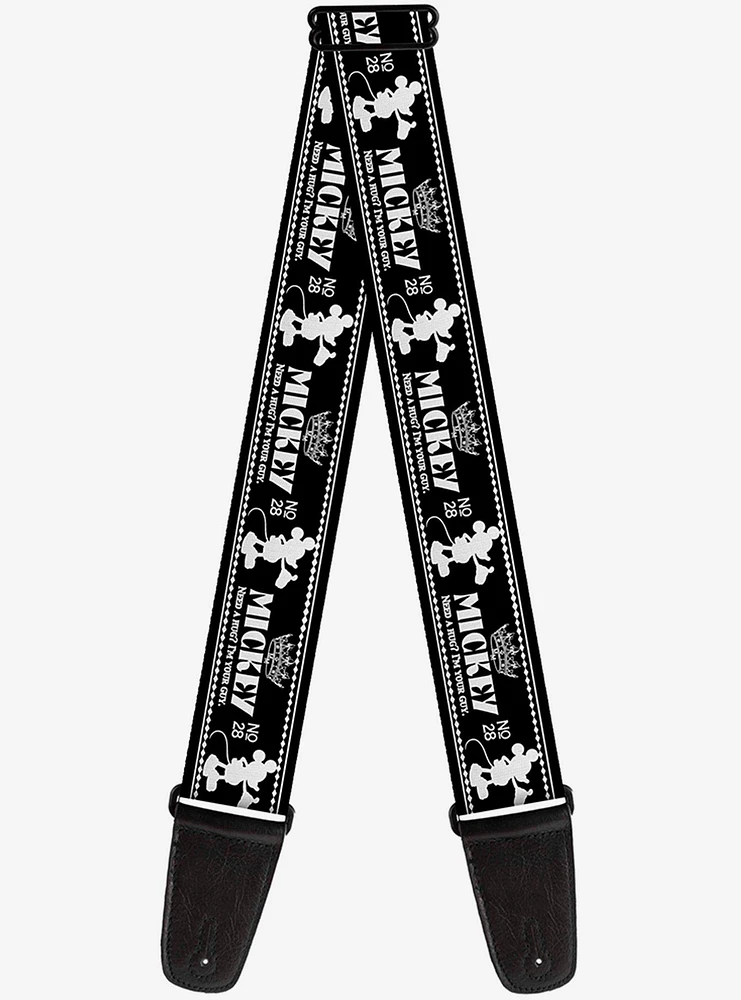 Disney Mickey Mouse Need A Hug I'm Your Guy Guitar Strap