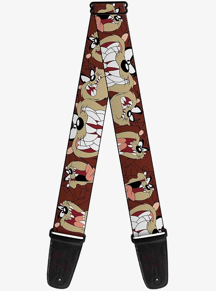 Looney Tunes Tasmanian Devil Expressions Guitar Strap