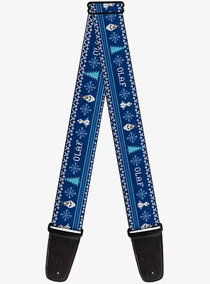 Disney Frozen Olaf Snowflakes Guitar Strap