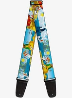 Disney Frozen Olaf Summertime Scenes Guitar Strap