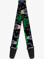 DC Comics Batman The Riddler Silhouette Guitar Strap