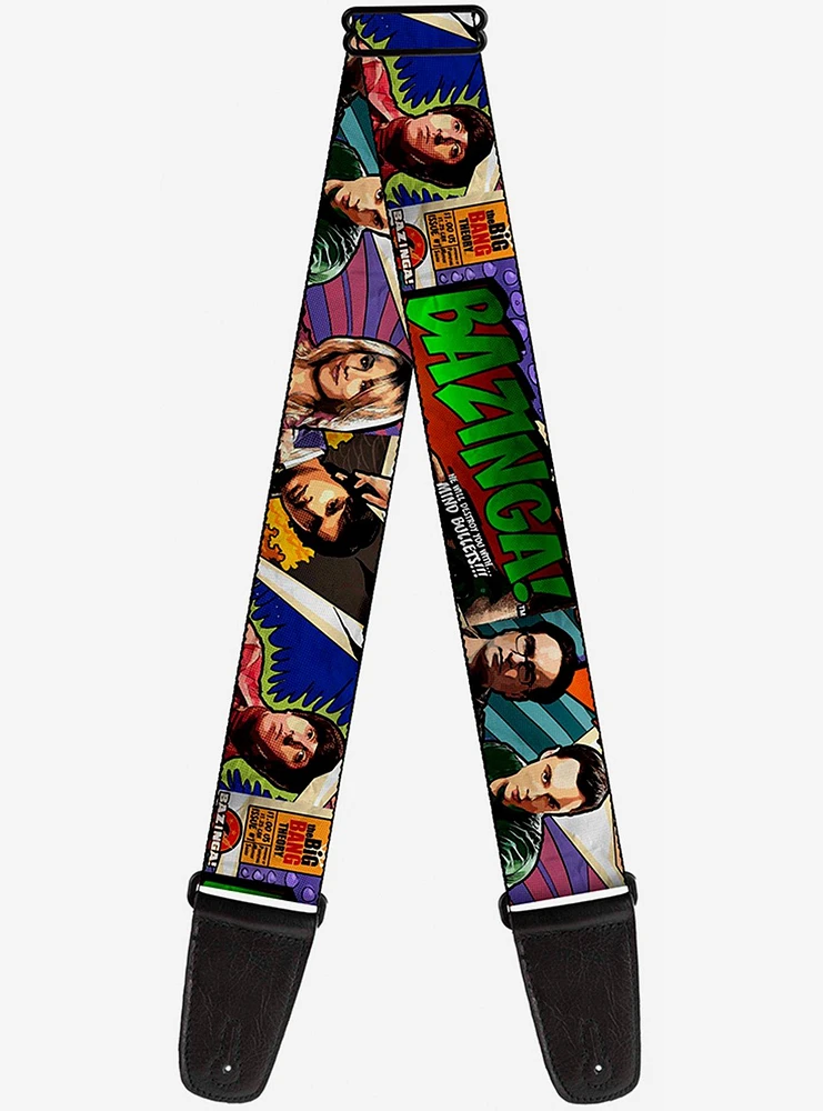 The Big Bang Theory Comic Strip Guitar Strap