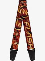 DC Comics The Flash Poses Guitar Strap