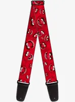 Muppets Animal Expressions Scattered Guitar Strap