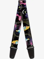 Disney Alice in Wonderland Cheshire Cat Scenes Guitar Strap