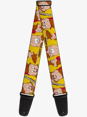 Looney Tunes Elmer Fudd Expressions Guitar Strap