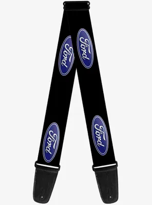 Ford Oval Logo Repeat Guitar Strap