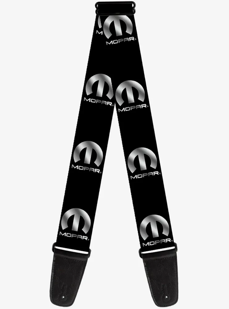 Mopar Logo Repeat Gradient Guitar Strap