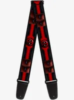 Marvel Deadpool Utility Belt Logo Pockets Guitar Strap
