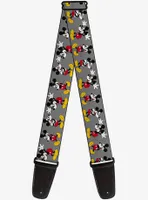Disney Mickey Mouse Glasses Poses Guitar Strap