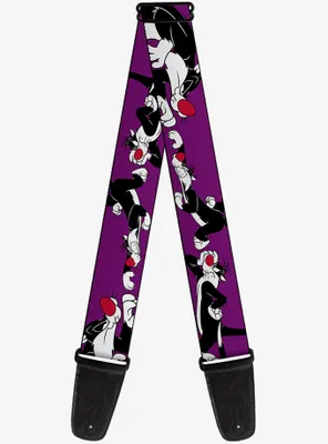 Looney Tunes Sylvester The Cat Poses Guitar Strap