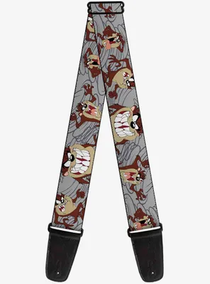 Looney Tunes Tasmanian Devil Swirl Guitar Strap