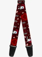 Disney Alice in Wonderland Queen of Hearts Poses Guitar Strap