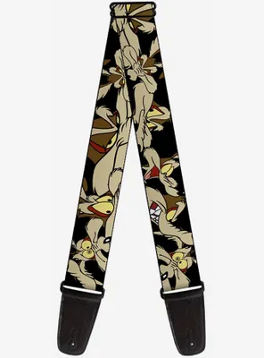 Looney Tunes Wile E Coyote Expressions Guitar Strap
