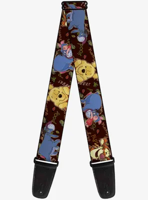 Disney Winnie the Pooh Character Poses Guitar Strap