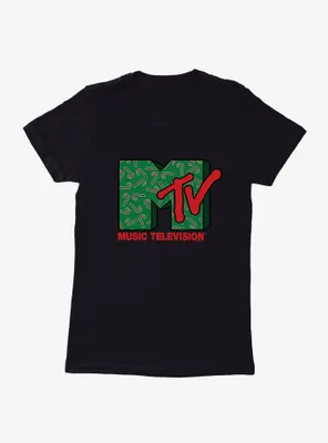 MTV Candy Canes Logo Womens T-Shirt