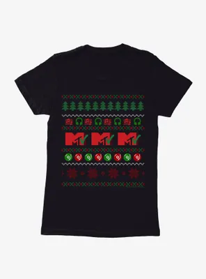 MTV Ugly Christmas Sweater Womens T-Shirt