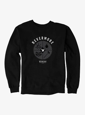 Wednesday Nevermore Icon Set Sweatshirt