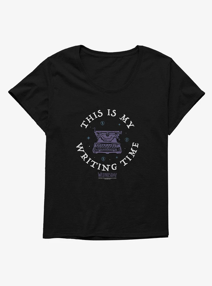 Wednesday This Is My Writing Time Girls T-Shirt Plus