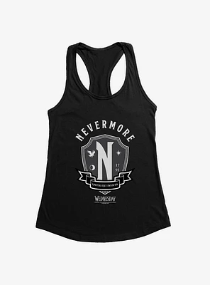 Wednesday Nevermore Academy Emblem Girls Tank