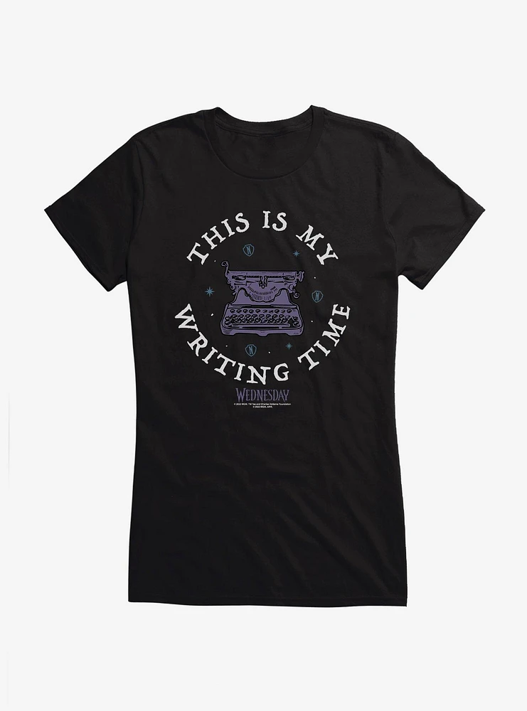 Wednesday This Is My Writing Time Girls T-Shirt