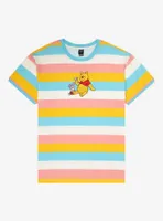 Disney Winnie The Pooh Duo Stripe Girls Ringer T-Shirt Plus