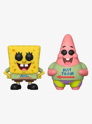 Funko SpongeBob SquarePants Pop! Animation SpongeBob & Patrick Vinyl Figure Set Hot Topic Exclusive
