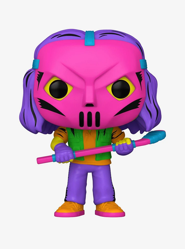 Funko Teenage Mutant Ninja Turtles Pop! Retro Toys Casey Jones (Blacklight) Vinyl Figure Hot Topic Exclusive