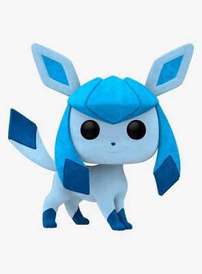 Funko Pokemon Pop! Games Glaceon (Flocked) Vinyl Figure Hot Topic Exclusive