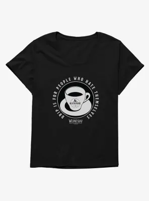 Wednesday Weathervane Drip Coffee Womens T-Shirt Plus