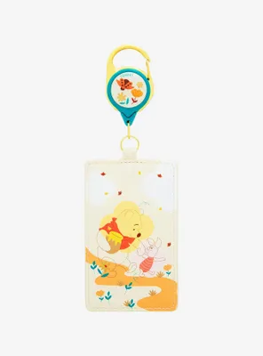 Loungefly Disney Winnie the Pooh Piglet & Pooh Outline Portrait Retractable Lanyard - BoxLunch Exclusive