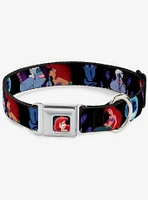 Disney The Little Mermaid Ariel Ursula Scenes Seatbelt Buckle Dog Collar