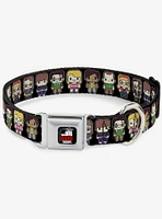 The Big Bang Theory Chibi Characters Seatbelt Buckle Dog Collar