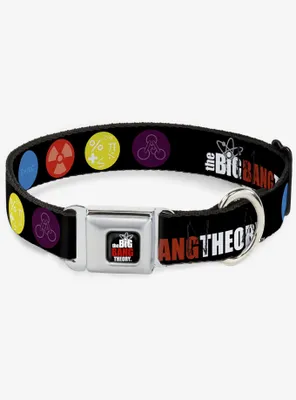 The Big Bang Theory Dna Atom E Radiation Seatbelt Buckle Dog Collar