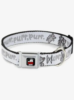 The Big Bang Theory Soft Kitty Purr Seatbelt Buckle Dog Collar