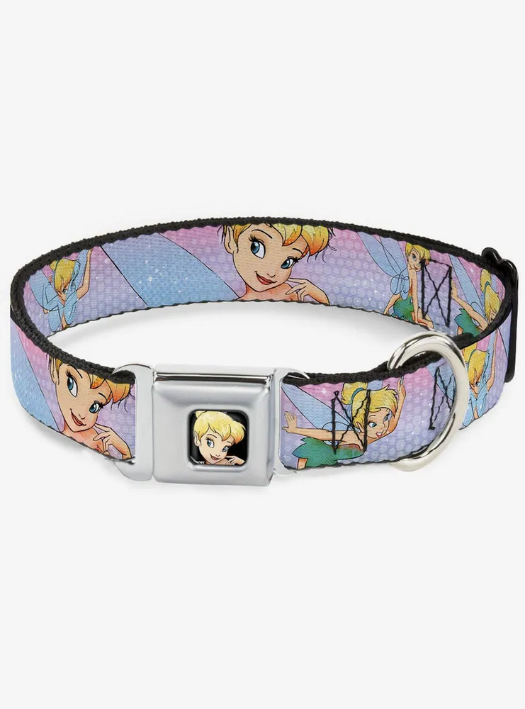 Disney Tinker Bell Poses Seatbelt Buckle Dog Collar