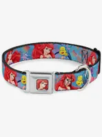 Disney The Little Mermaid Ariel Flounder Underwater Seatbelt Buckle Dog Collar