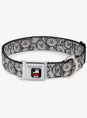 The Big Bang Theory Soft Kitty Poses Seatbelt Buckle Dog Collar