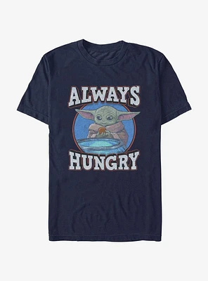 Star Wars The Mandalorian Grogu Always Hungry T-Shirt