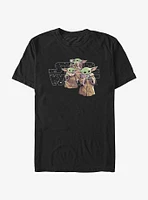 Star Wars The Mandalorian Celestial Child Logo T-Shirt