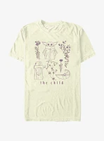 Star Wars The Mandalorian Child Botanical T-Shirt