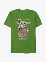 Star Wars The Mandalorian Child Force Be With You T-Shirt