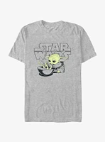 Star Wars The Mandalorian Grogu Chow Time T-Shirt